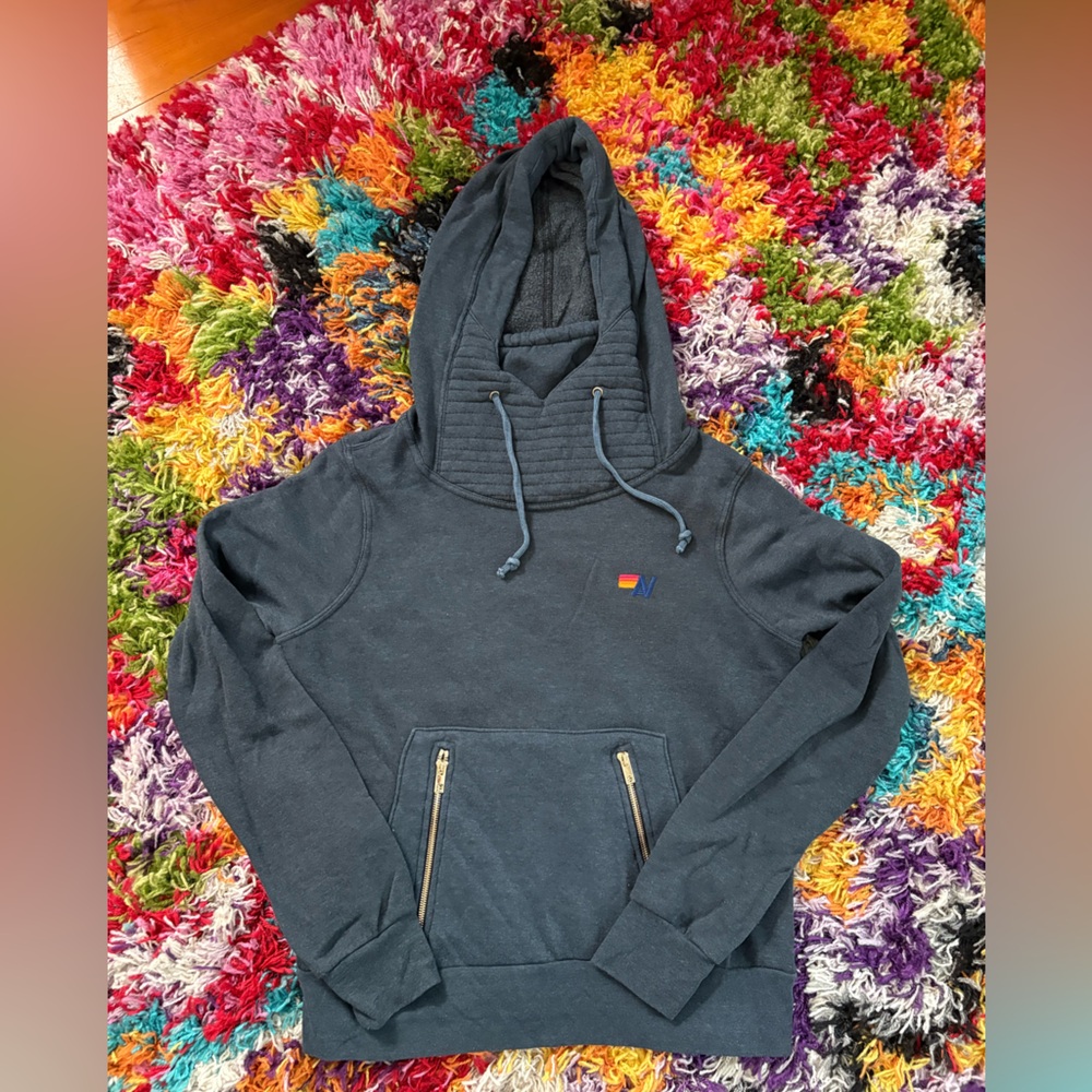 Aviator Nation Charcoal Hoodie Sweater
